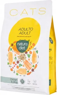 Pienso Gatos Natura Diet Cat Adult Chicken & Vegs 3 Kg