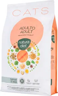 Pienso Gatos Natura Diet Cat Adult Salmon & Vegs 1,5 Kg
