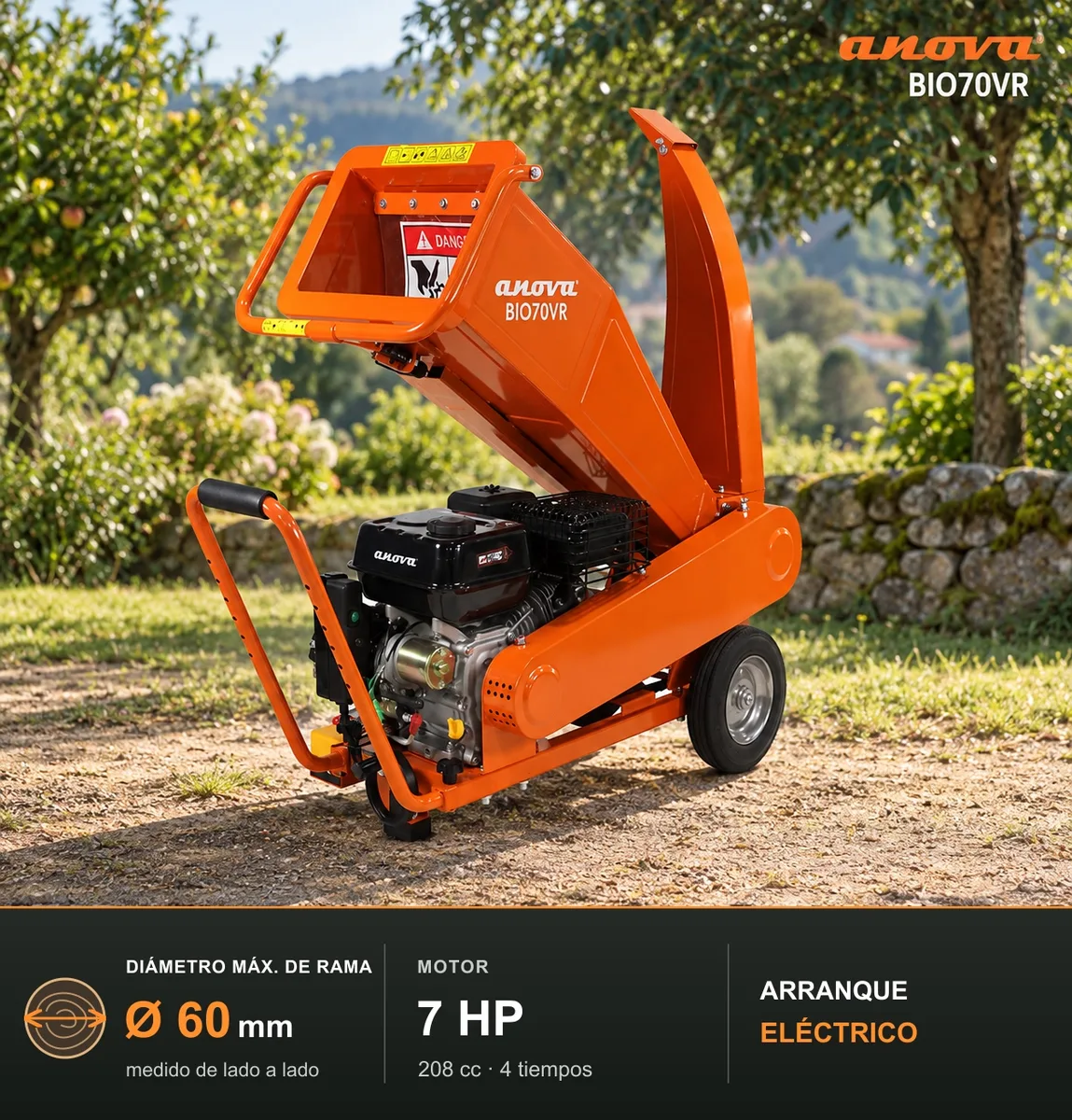 Biotriturador Anova 7HP 2,4 Arranque Electrico — foto 2