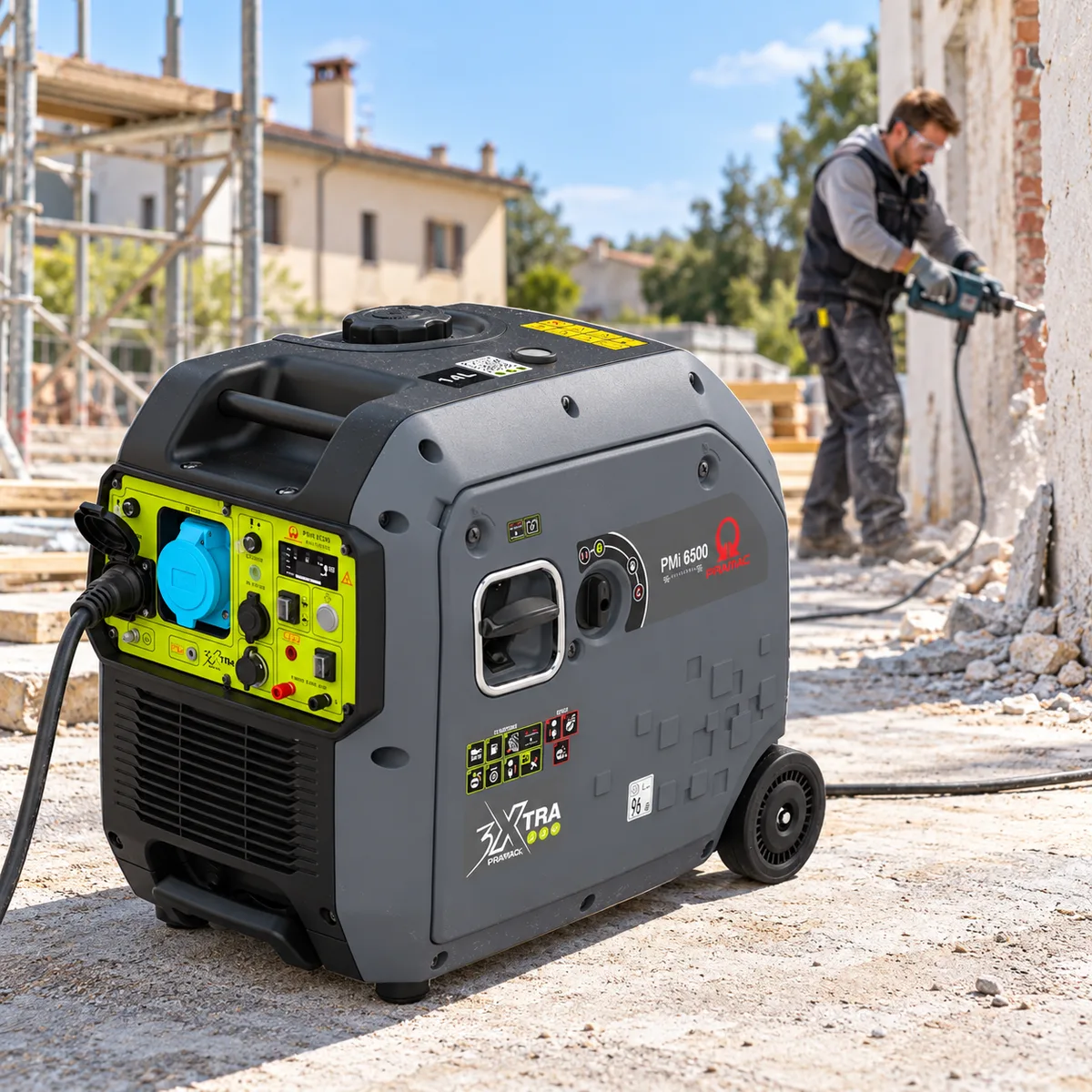Generador inverter Pramac PMi6500 · 6.000 W · arranque eléctrico — foto 4