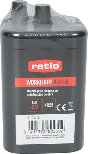 Bateria para Lampara Señalizacion Obra Ratio R-L1 — foto 2