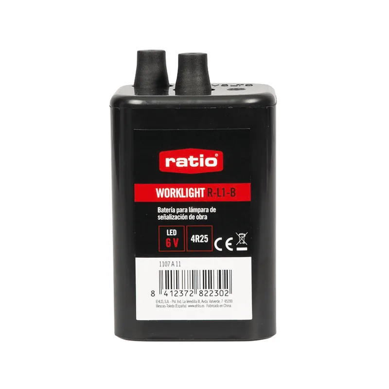 Bateria para Lampara Señalizacion Obra Ratio R-L1