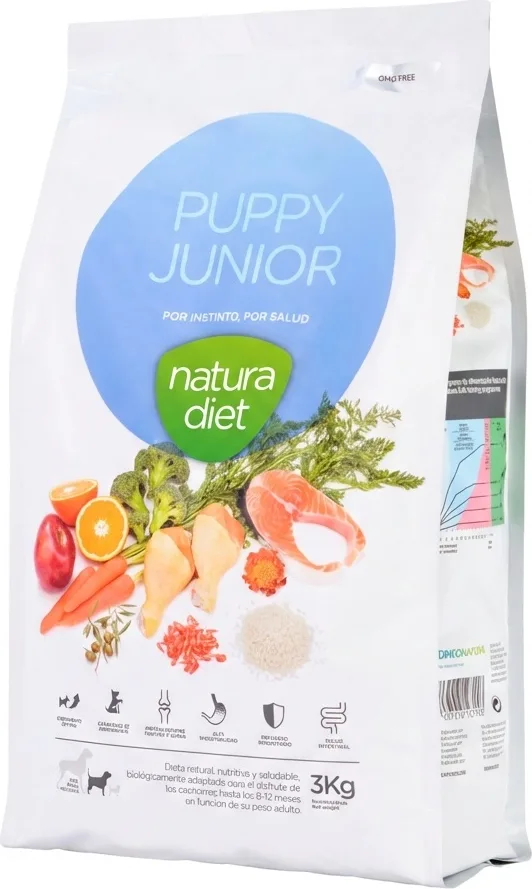 Pienso Perro Cachorro Natura Diet Puppy Junior 3kg — foto principal