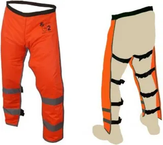 Zahon Anticorte Motosierra Amarillo Reflectante Clase 2 (24 m/s)