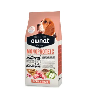 Pienso Perros Ownat Classic Monoproteico Cerdo Iberico 12 Kg