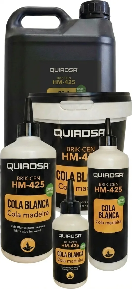 Cola Blanca Madera Secado Rapido Quiadsa Brik-Cen HM-425 125g
