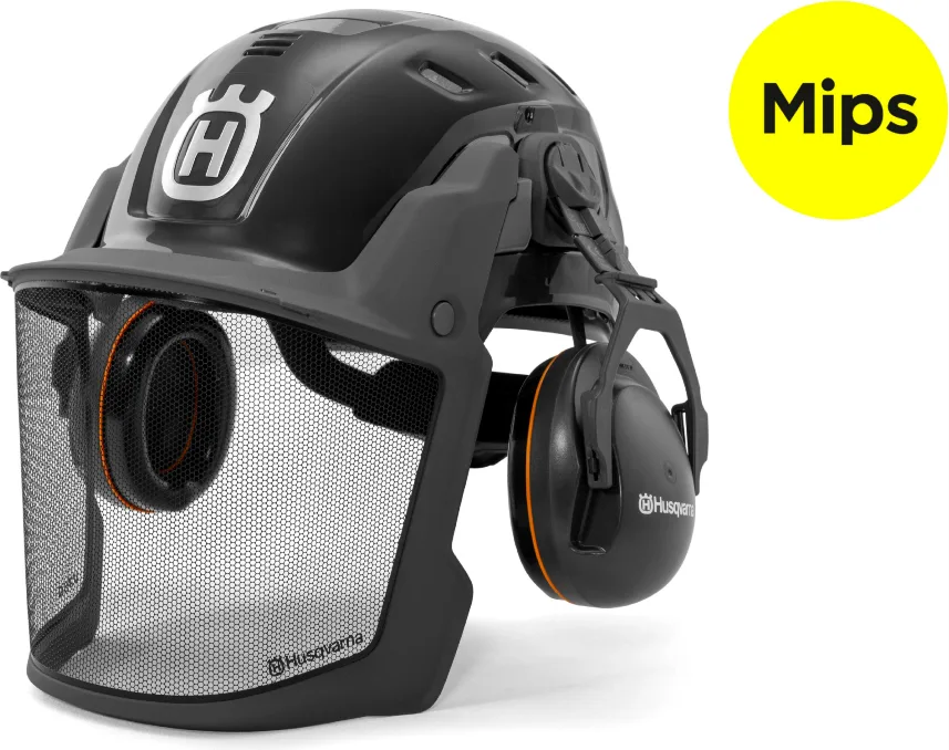 Casco Forestal Technical Husqvarna MIPS Gris