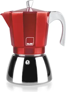 Cafetera Express Aluminio Inox Ibili Elba Red 300 ml
