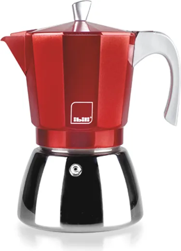 Cafetera Express Ibili Elba Red 600ml — foto principal