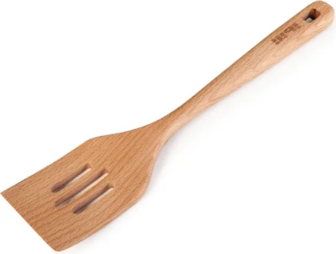 Espatula Perforada Madera Ibili 30cm