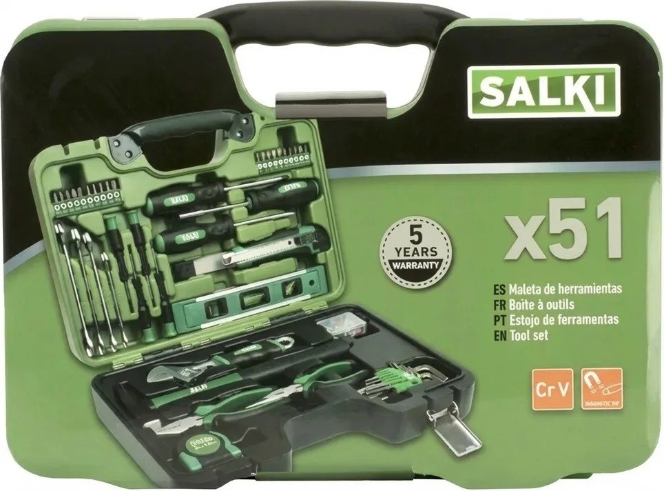 Maleta De Herramientas Salki 51 Piezas