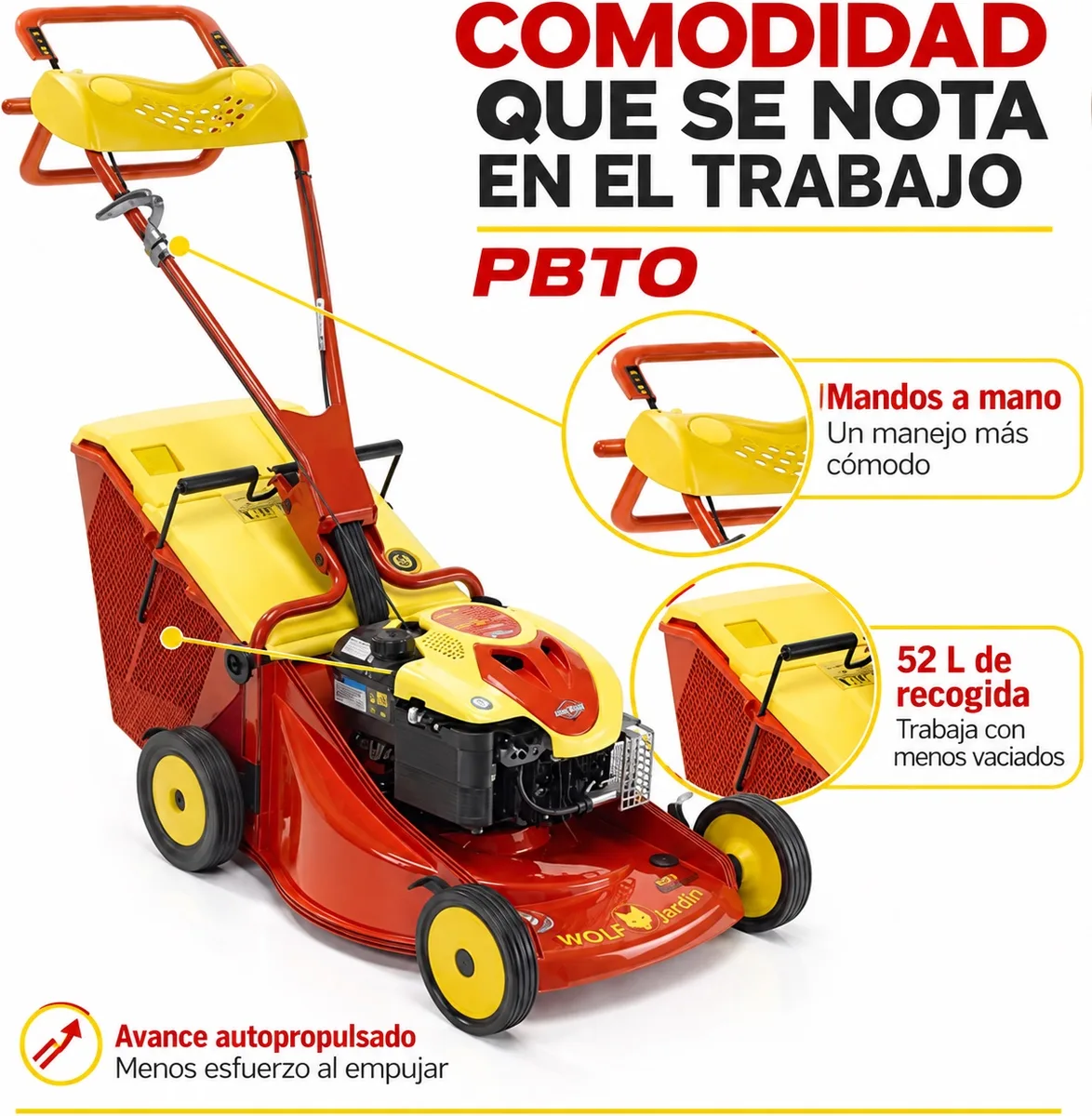 Cortacesped Outils Wolf PBTO — foto 6