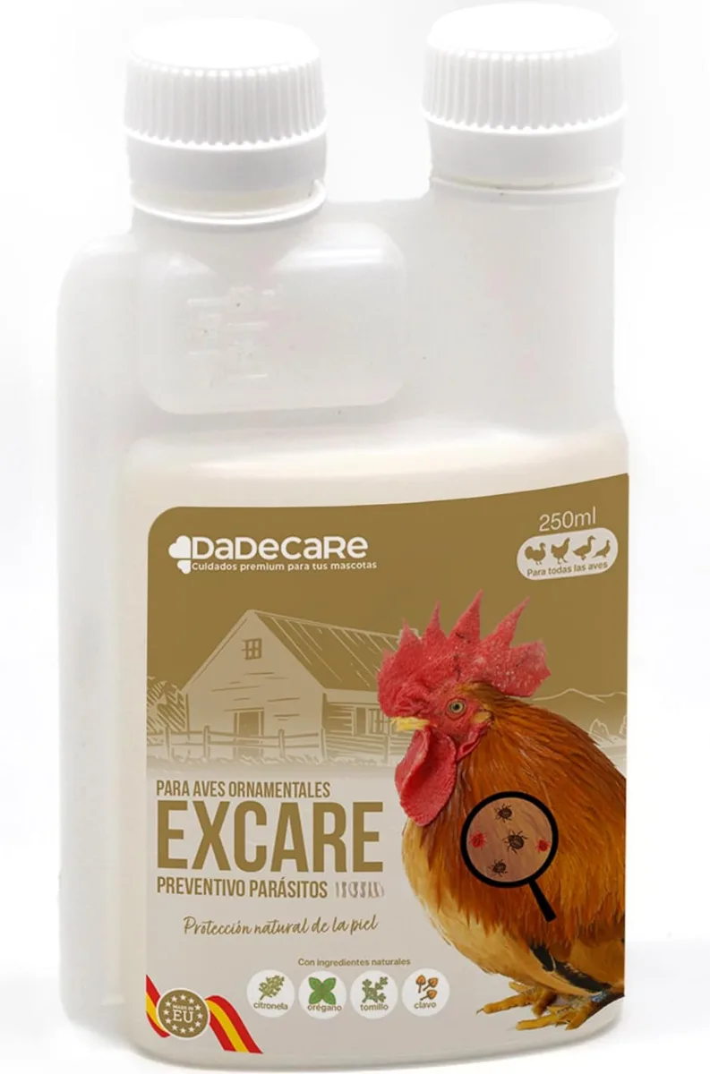Excare Preventivo Parasitos Externos Gallinas y Aves 250 ml