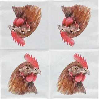 Servilletas Papel Pollo 33x33 cm 20 uds