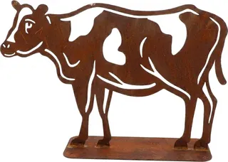 Figura Jardin Vaca Efecto Oxido