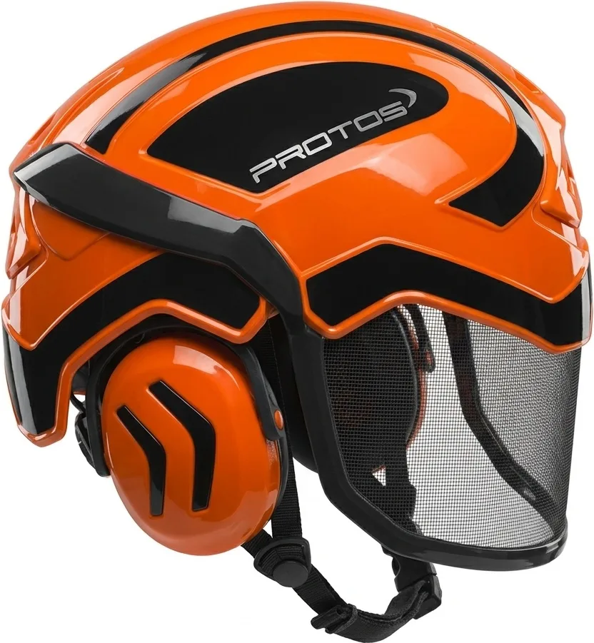 Casco Protos Integral Arborist Naranja Neon/Negro