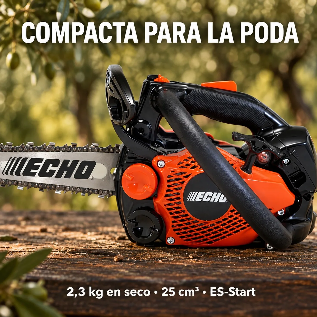 Motosierra Poda Echo CS2511TESC/25A 0.043" carving — foto 4