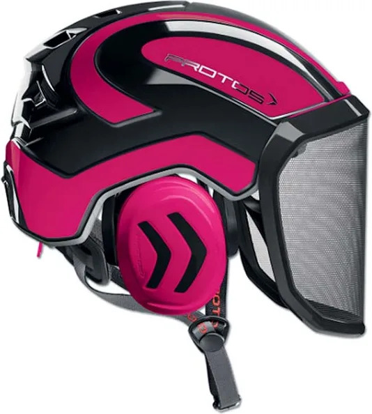 Casco Protos Integral Arborist Negro/Rosa