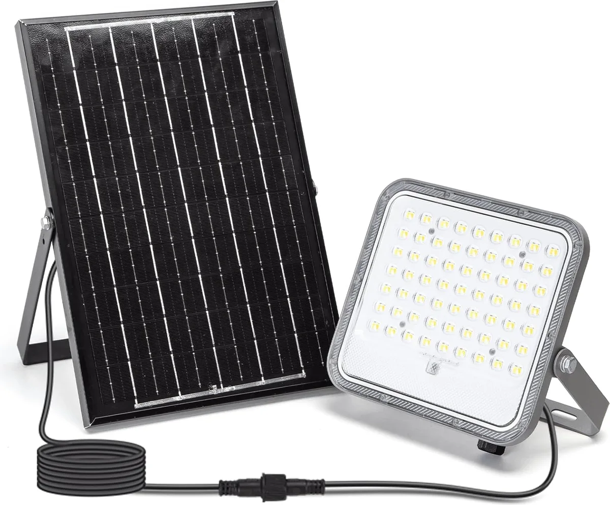 Foco Led Solar 200w con Panel Solar