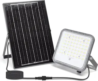 Foco Led Solar 200w con Panel Solar