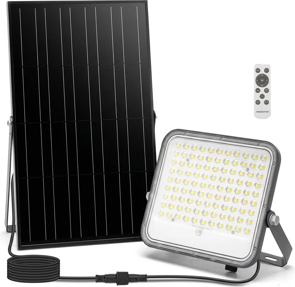 Foco Solar Led 150w con Panel Solar