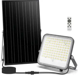 Foco Solar Led 150w con Panel Solar