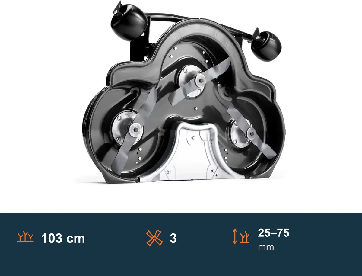 Unidad de corte Husqvarna Combi 103 cm serie 300 · sin rider ni motor — foto 2
