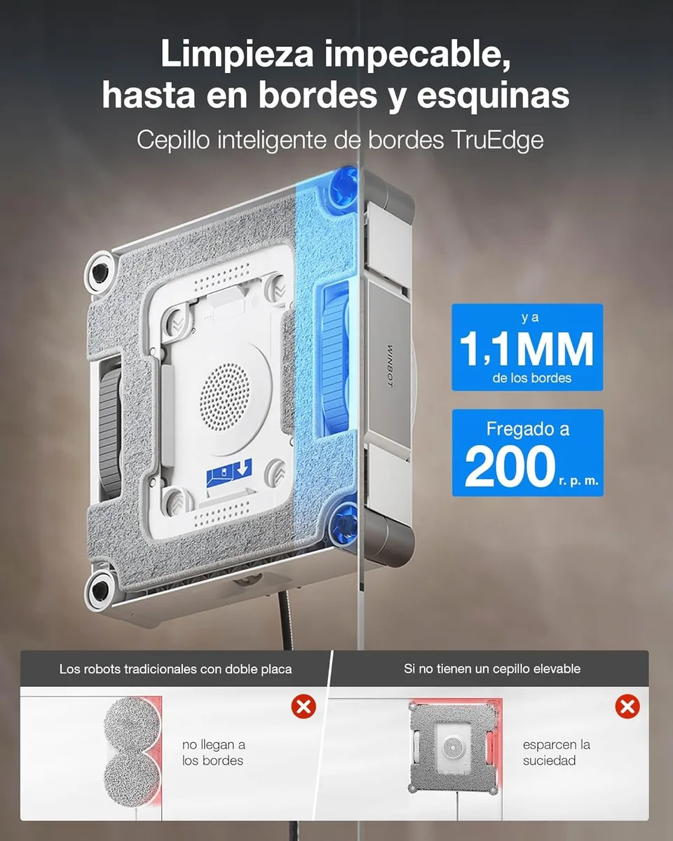 Ecovacs Winbot W3 Omni Robot Limpiacristales con Estacion Multifuncion — foto 2