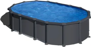 Piscina Anthracite Ovalada 610x375x132 cm