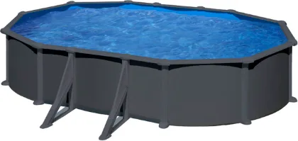 Piscina Anthracite Postes Ovalada 500x300x132 cm — foto principal