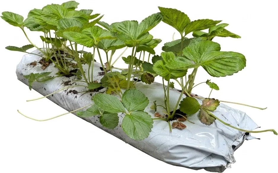Saco Sustrato Cultivo 28 Litros con Fresas