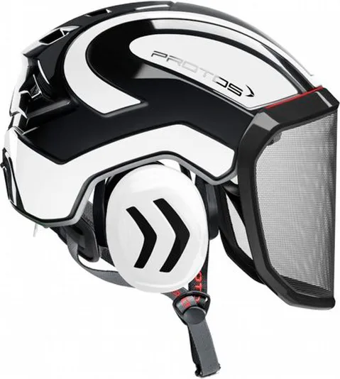 Casco Protos Integral Arborist Negro/Blanco