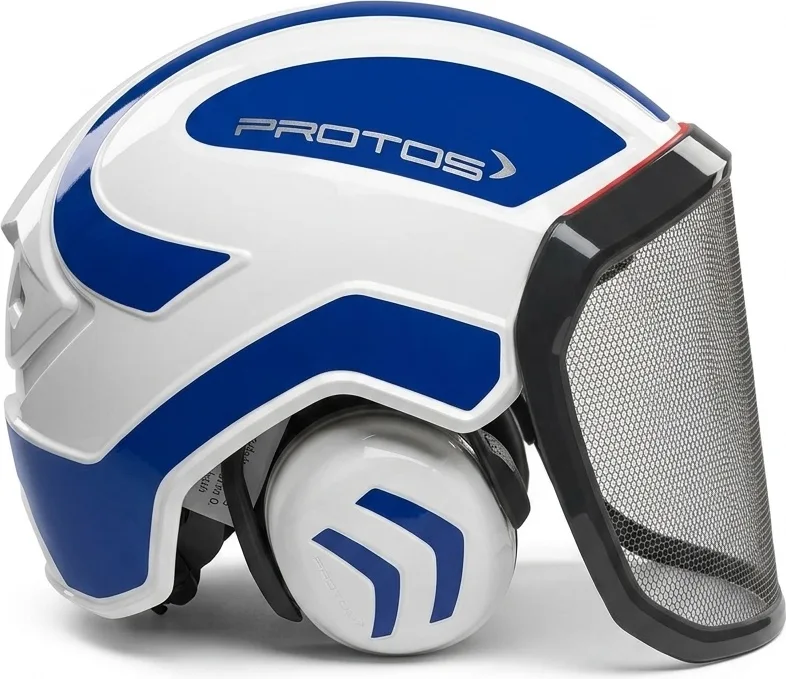 Casco Protos Integral Arborist Azul Reflex/Blanco