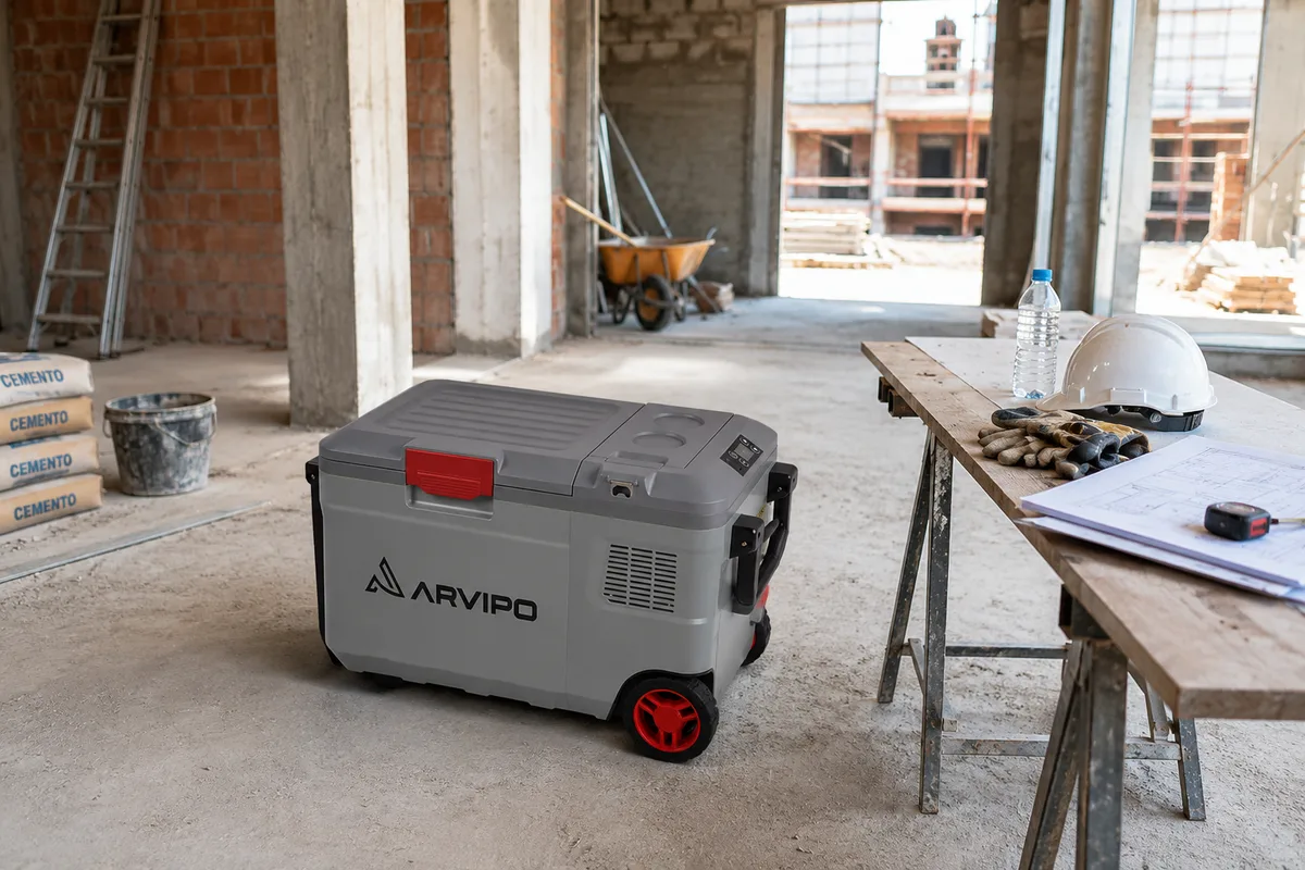 Nevera Camper ARVIPO FR37 28L con 2 Baterías | Enfría, Congela y Calienta — foto 7