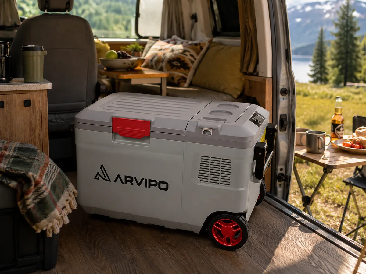 Nevera Camper ARVIPO FR37 28L 12V/220V | Frío, Congelador y Calor — foto 3