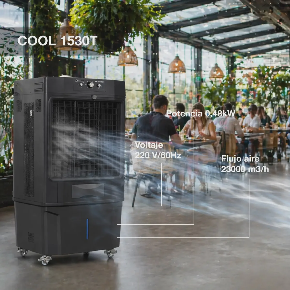 Evaporativo Electrico Garland Cool 1530T — foto 3
