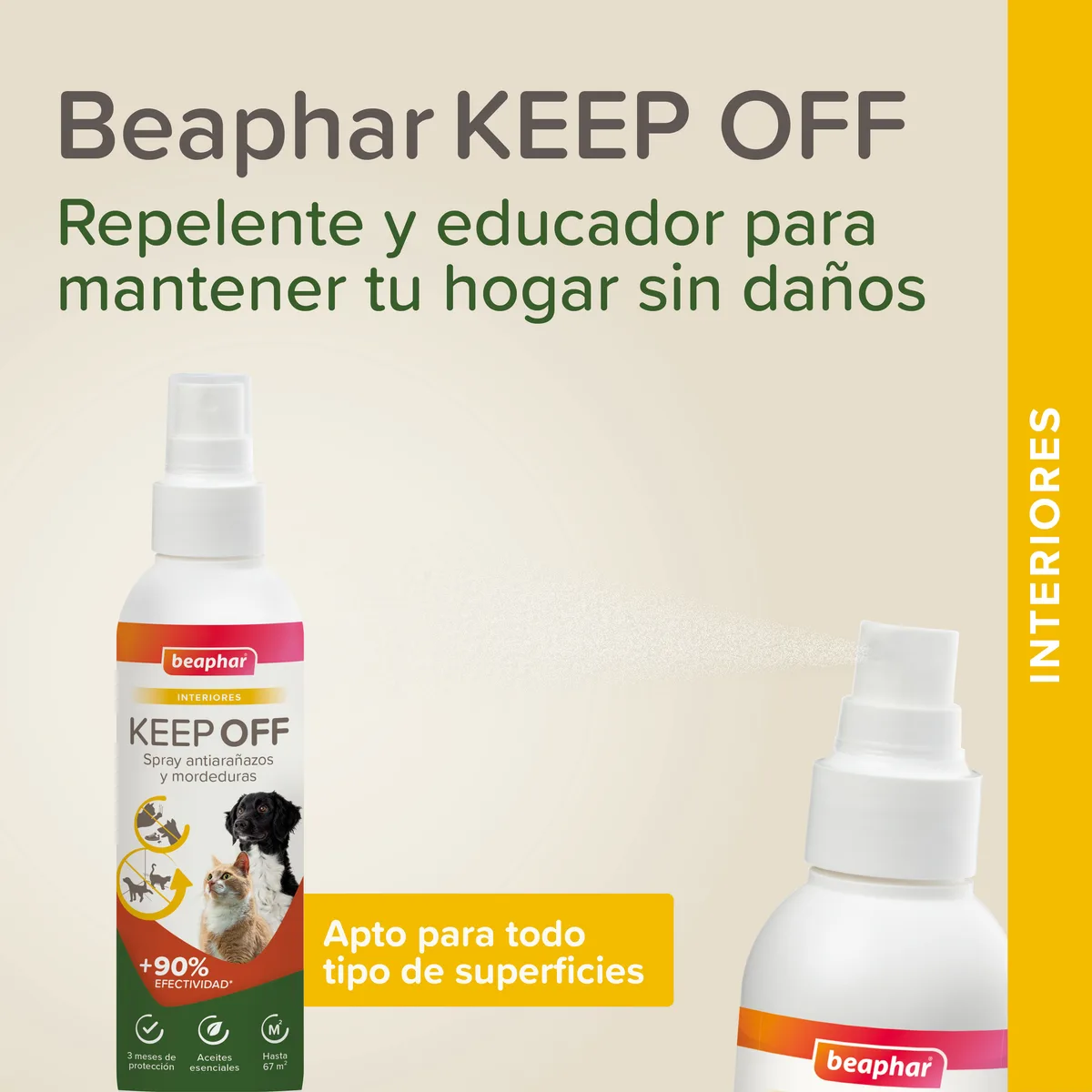 Beaphar Spray Educador Interiores Keep Off 200ml — foto 4