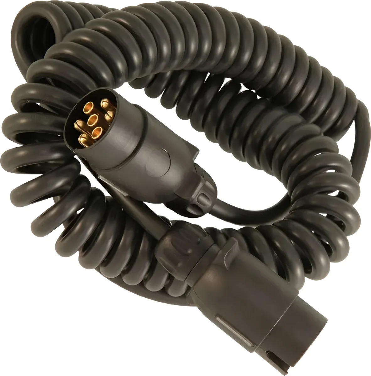 Manguera Espiral Remolque 7 Polos Conectores Plasticos