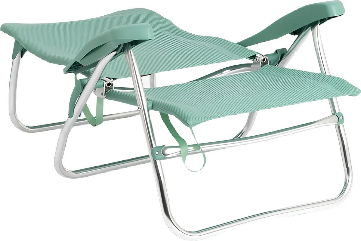 Silla de Playa Ajustable Crespo AL/223 Verde — foto 2