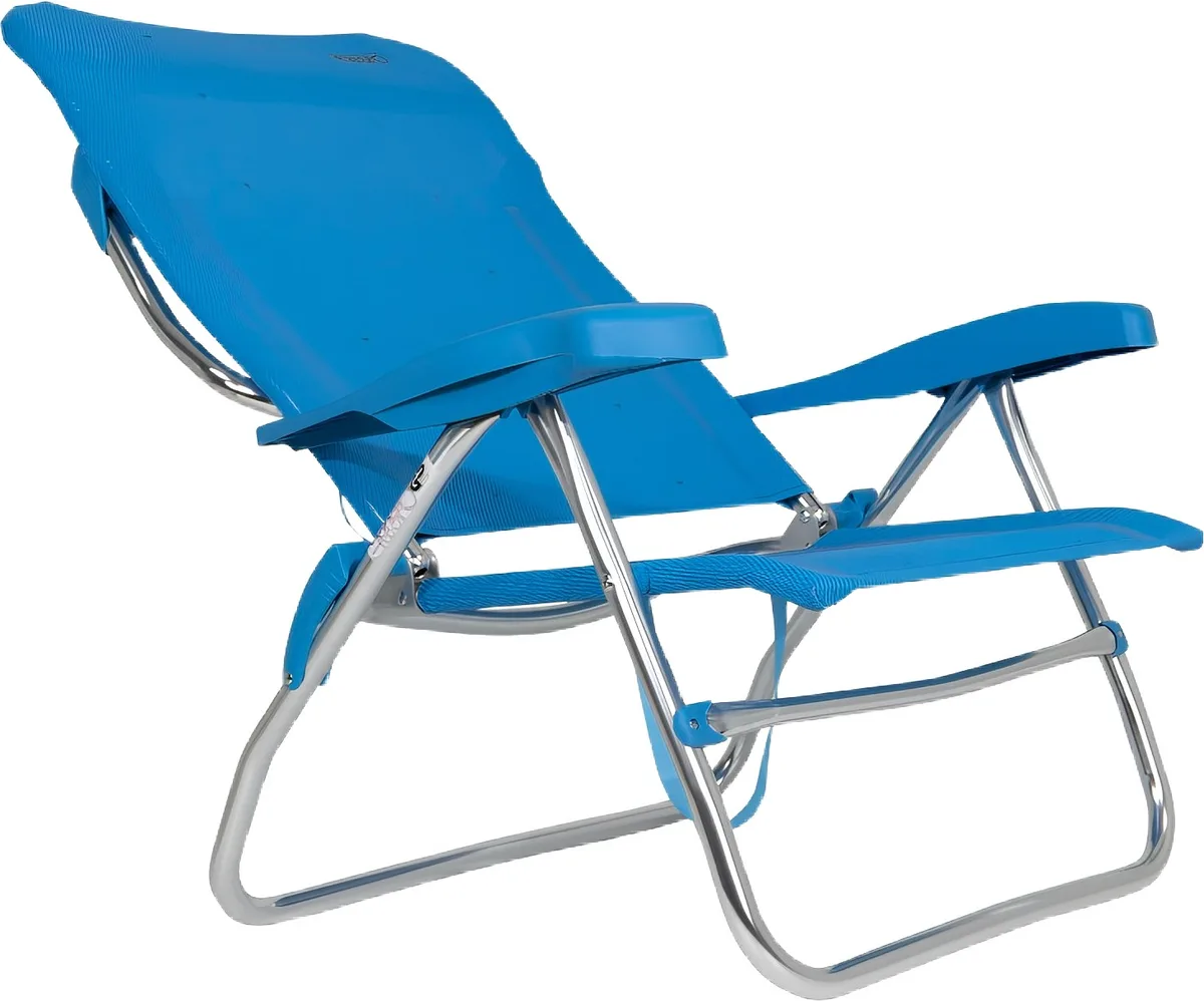 Silla de Playa Reclinable Crespo AL/223 Azul — foto 2