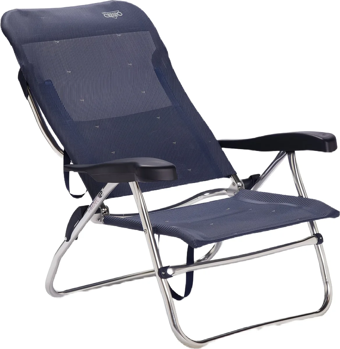 Silla de Playa Reclinable Crespo AL/223 Azul Oscuro — foto 2