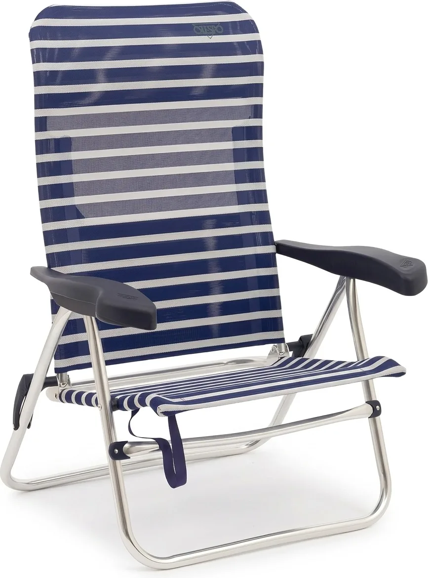 Silla de Playa Crespo AL/205 Rayas Azules
