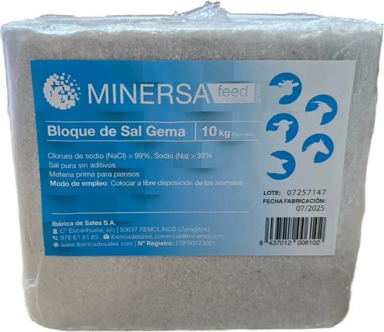 Bloque de Sal Natural 10 kg