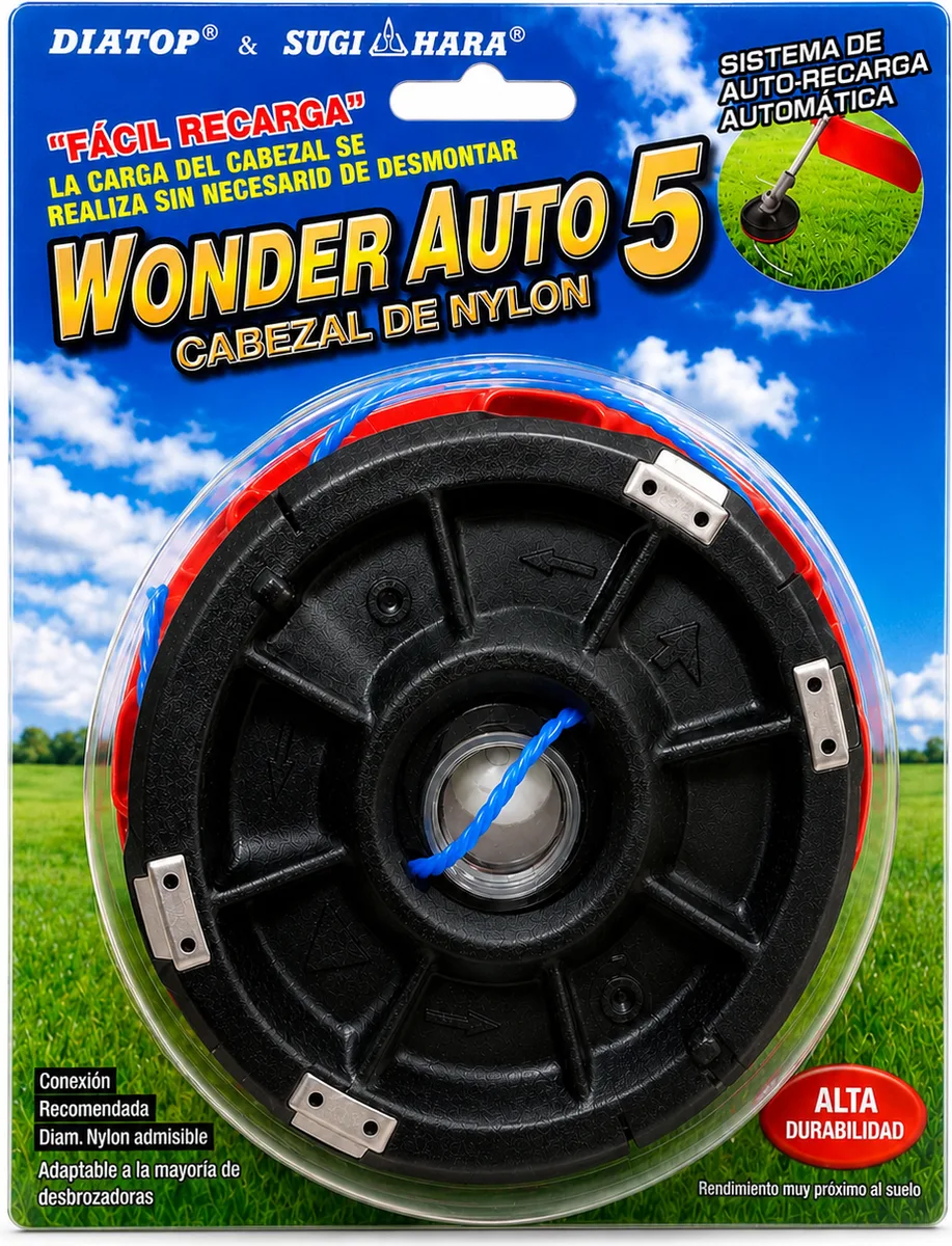 Cabezal Desbrozadora Automático SUGIHARA Wonder-50 para | Carga Fácil y Salida Automática — foto principal