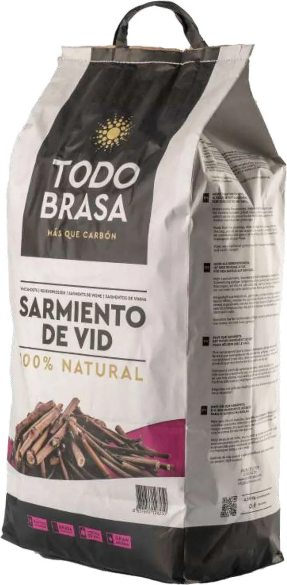 Sarmiento de Vid Barbacoa 5 Kg 100% Natural — foto principal