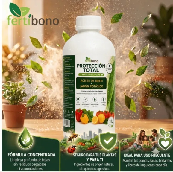 Proteccion Total Jabon Potasico + Aceite de Neem Plantas 1 Litro — foto 14