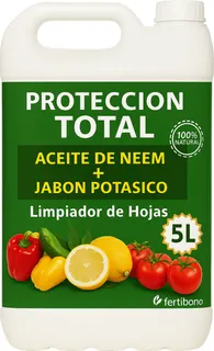 Proteccion Total Jabon Potasico + Aceite de Neem 5 Litros