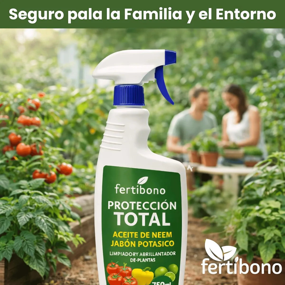 Pistola Proteccion Total Jabon Potasico + Aceite de Neem Plantas 750 ml — foto 5