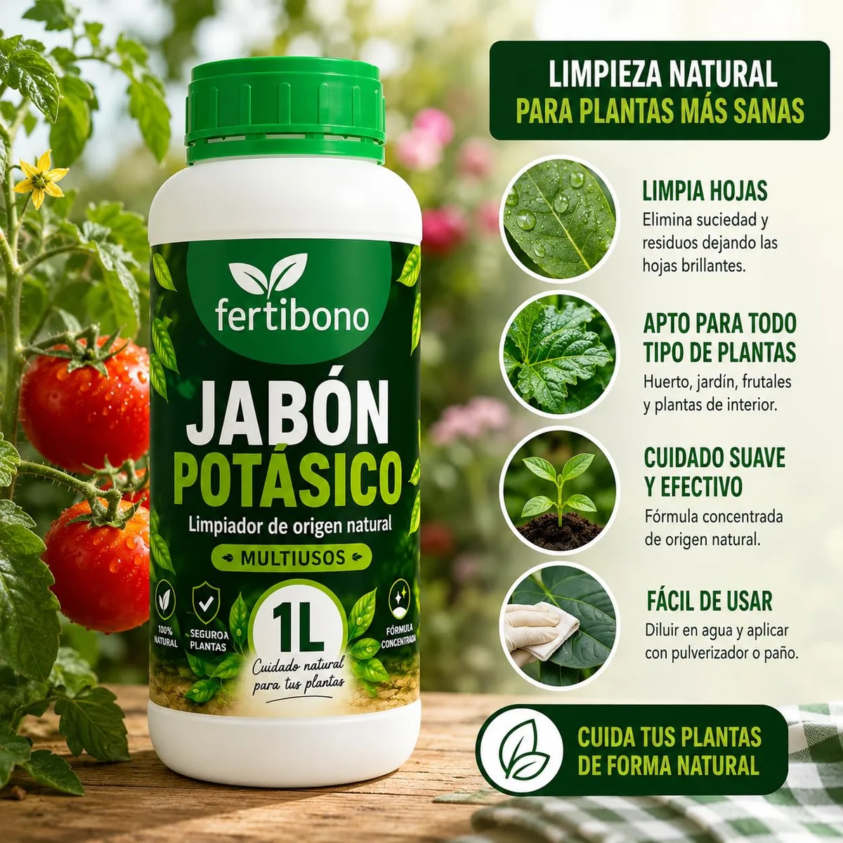 Jabon Potasico Concentrado Fertibono 1 L — foto 7