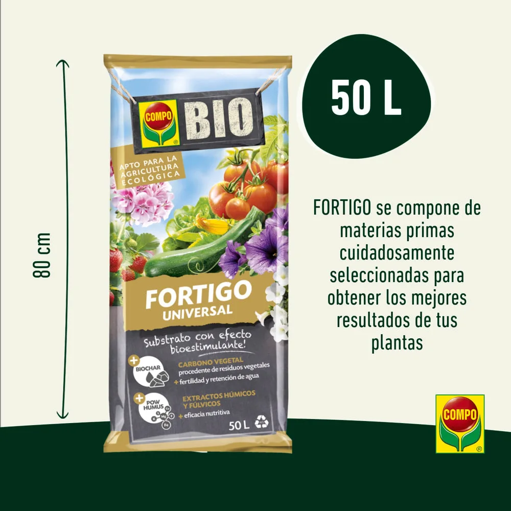 Sustrato Compo Fortigo Universal 50 Litros — foto 5